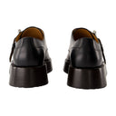 T bar de mocasines Alexander Mc Queen Leather Black
