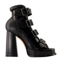 Pumps Alexander Mc Queen Leder schwarz
