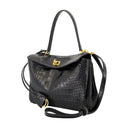 Rodéo Hand Handle Small Purse Balenciaga Leather noir