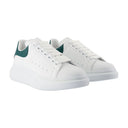 Zapatillas de gran tamaño Alexander Mc Queen Leather White