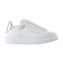 Oversized Sneakers Alexander Mc Queen Leather White