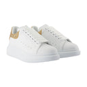 Overdimensionerede sneakers Alexander McQueen læder hvid