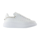 Zapatillas de gran tamaño Alexander McQueen Leather White