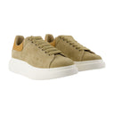 Sneakers surdimensionnés Alexander MC Queen Leather Beige