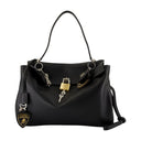 Rodéo supérieur Handle Grand sac à main Balenciaga en cuir noir