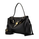 Rodéo supérieur Handle Grand sac à main Balenciaga en cuir noir