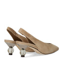 Max Mara Weekend Orma Beige Slingback Pump