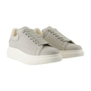Overdimensionerede sneakers Alexander McQueen lædergrå