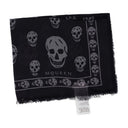 Skull Scarf Alexander Mc Queen Wool Black