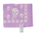 Écharpe Skull Alexander Mcqueen Soie Violet