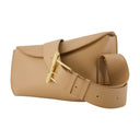 T bar sling crossbody alexander mc queen cuir beige