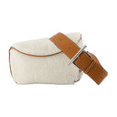 T bar slynge crossbody alexander mc dronning læder hvid