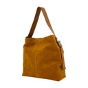 T Bar Sling Shopper Bag Alexander Mc Queen Leather Brown