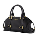 Farringdon petit sac à main Alexander McQueen Leather noir