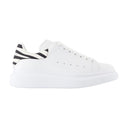 Baskets surdimensionnées Alexander McQueen Leather blanc