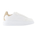 Oversized Sneakers Alexander Mc Queen Leather Beige
