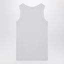 Alexander Mc Queen White Cotton Tank Top