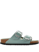 Birkenstock Arizona Big Buckle Hex Shine Pure Sage,Natural Lea