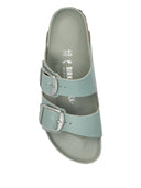 Birkenstock Arizona Big Buckle Hex Shine Pure Sage,Natural Lea