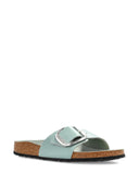 Birkenstock Madrid Big Buckle Hex Shine Pure Sage, Natural Lea