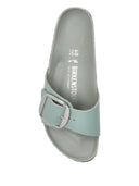 Birkenstock Madrid Big Buckle Hex Shine Pure Sage, Natural Lea