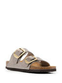 Birkenstock Arizona Big Buckle Graceful Taupe, Birko Flor