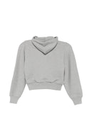 Vetements Round Shoulder Zip Up Hoodie