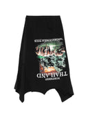 Vetements Thailand Tourist Upside Down T Skirt