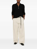 Seven Gauge Polo Bucle` Con Zip Manica Lunga