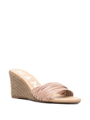 Manebi Multi Bands Mule Wedge Espadrilles