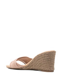 Manebi Multi Bands Mule Wedge Espadrilles