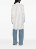 Forte Forte Camicione Riga Gessata Contemporary Cotton