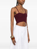 Forte Forte Bralette Cable` Cotone