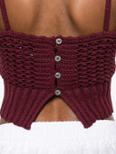 Forte Forte Bralette Cable` Cotone