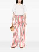 Forte Forte Pantalone Straight Riga Contemporary Cotton
