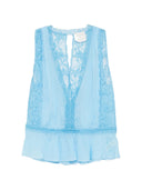 Forte Forte Top Voile Co/Se E Pizzo