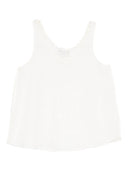 Forte Forte Top Ricamo Cappa Garza Lino Chic