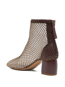 Forte Forte "My Alma" Stivaletto Chic Rete Strass
