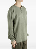 Roa Bee Sun Faded Organic Waffle Serafino Long Sleeve