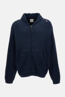 Roa Bee Sun Faded Organic Waffle Zip Up Hoodie