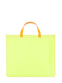 Comme des Garcons tegnebog Super Fluo Leather Tote taske