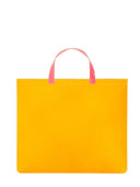 Comme des Garcons tegnebog Super Fluo Leather Tote taske