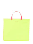 Comme des Garcons tegnebog Super Fluo Leather Tote taske