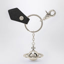 Vivienne Westwood 3 D Orb Black Metal Key Ring