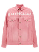 Giacca da ricamo a Balenciaga Logo