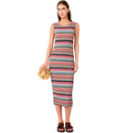 Abito midi multicolore Weekend Snob di Max Mara