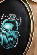 Les Ottomans Decorative Hand Painted Iron Tray Bug