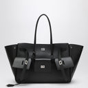 Balenciaga Carry All Bel Air Large Bag In Black Leather