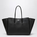 Balenciaga Carry All Bel Air Large Bag In Black Leather