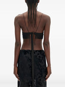 Ann Demeulemeester Abelina Bra With Tulle Border